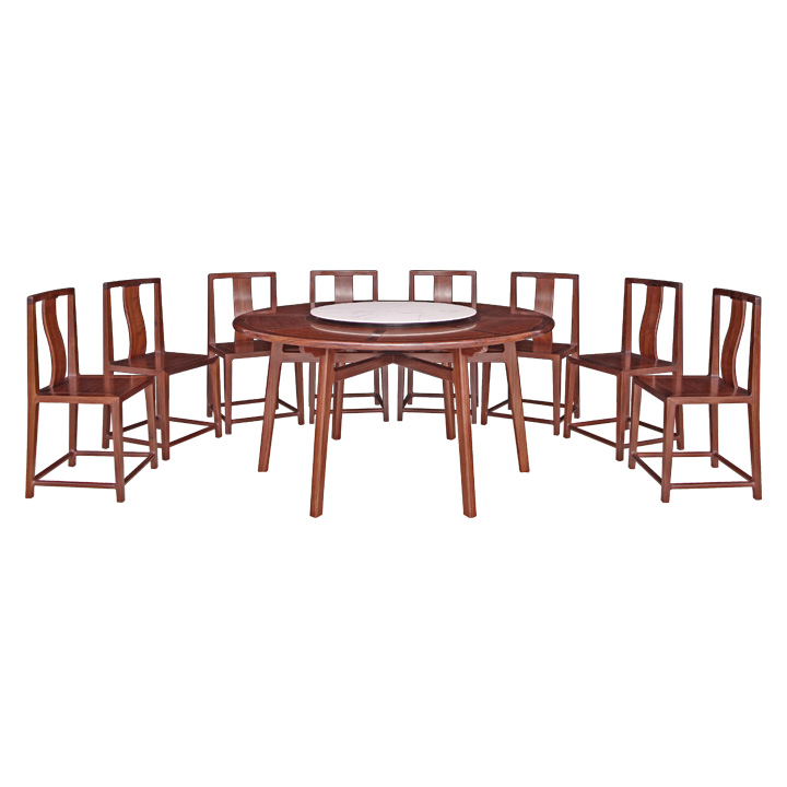 新中式圆桌·新中式餐椅